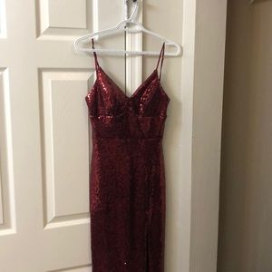 Sparking long dress!